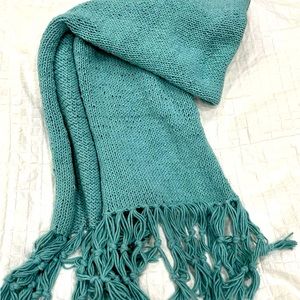 Teal scarf